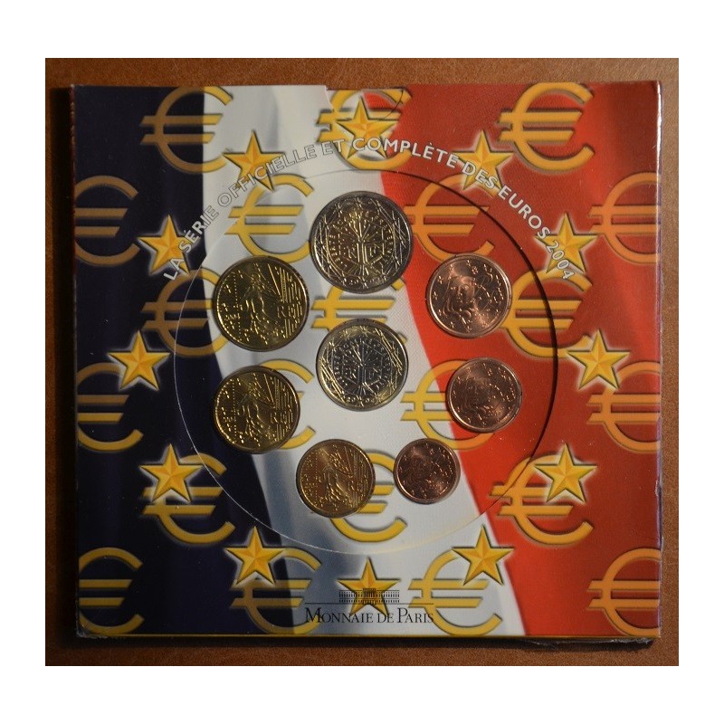 Euromince mince Francúzsko 2004 sada 8 euromincí (BU)