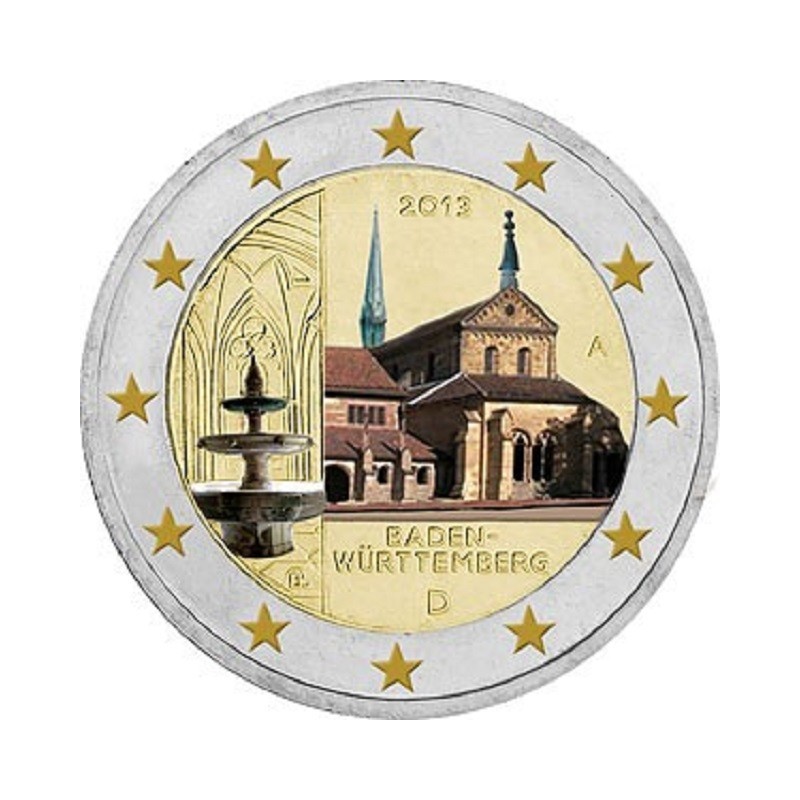 Euromince mince 2 Euro Nemecko \\"A\\" 2013 - Baden-Württemberg: Kl...