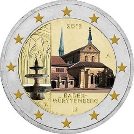 Euromince mince 2 Euro Nemecko \\"A\\" 2013 - Baden-Württemberg: Kl...