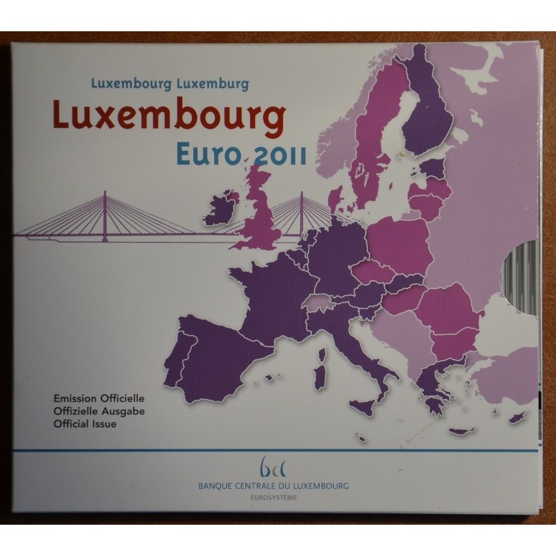 eurocoin eurocoins Luxembourg 2011 set of 9 coins (BU)