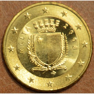 eurocoin eurocoins 50 cent Malta 2008 (UNC)