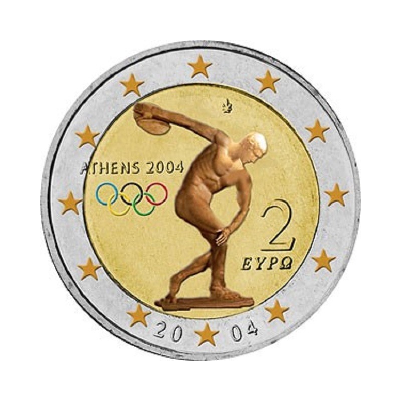 eurocoin eurocoins 2 Euro Greece 2004 - Olympic games in Athen 2004...