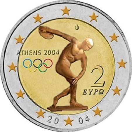 euroerme érme 2 Euro Görögország 2004 - A 2004-es Athéni olimpiai j...