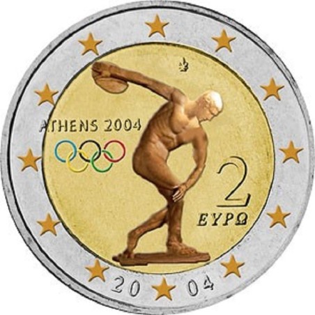 eurocoin eurocoins 2 Euro Greece 2004 - Olympic games in Athen 2004...
