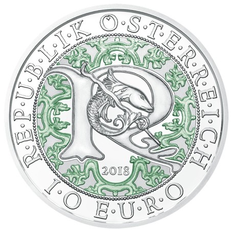 eurocoin eurocoins 10 Euro Austria 2018 - Raphael healing angel (BU)