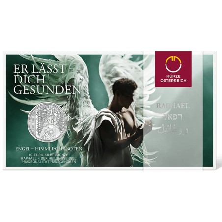 eurocoin eurocoins 10 Euro Austria 2018 - Raphael healing angel (BU)