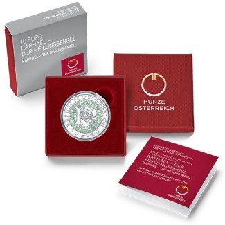 eurocoin eurocoins 10 Euro Austria 2018 - Raphael healing angel (Pr...