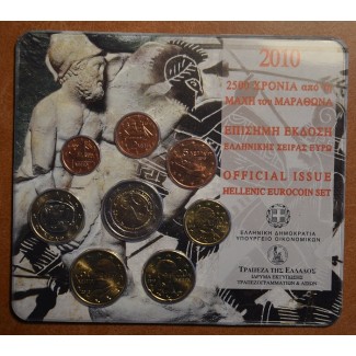 eurocoin eurocoins Greece 2010 set of coins - Marathon (BU)