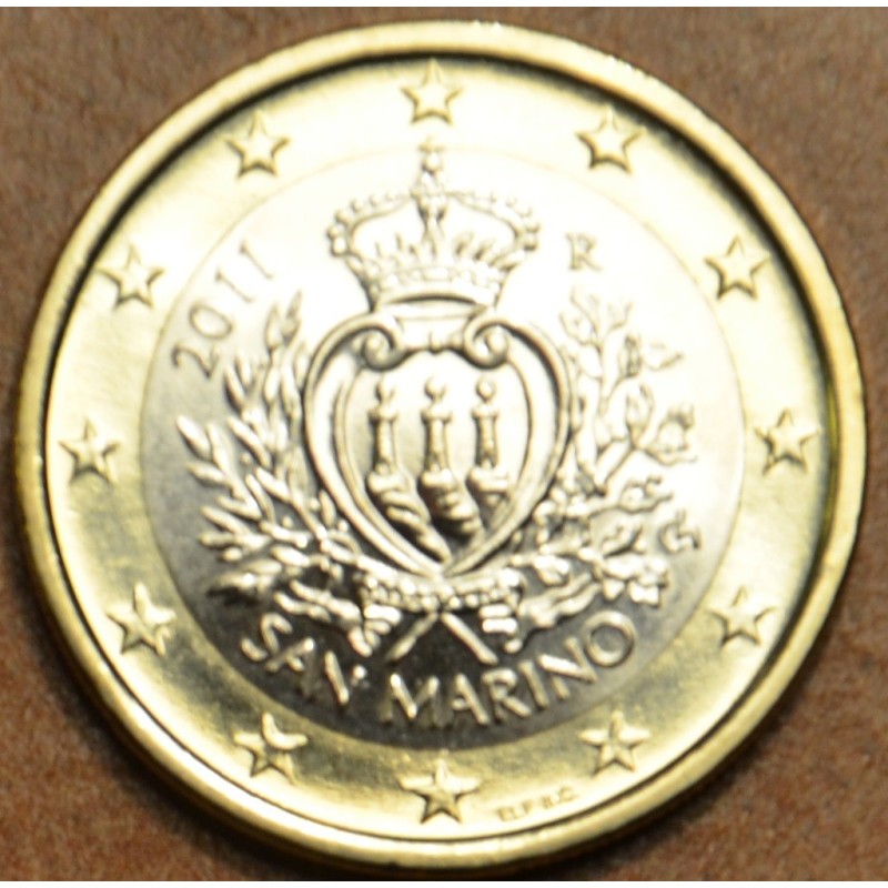 eurocoin eurocoins 1 Euro San Marino 2011 (UNC)