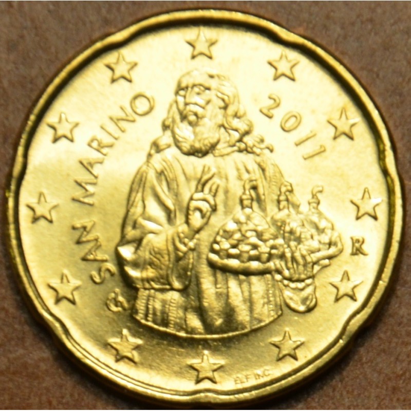 Euromince mince 20 cent San Marino 2011 (UNC)