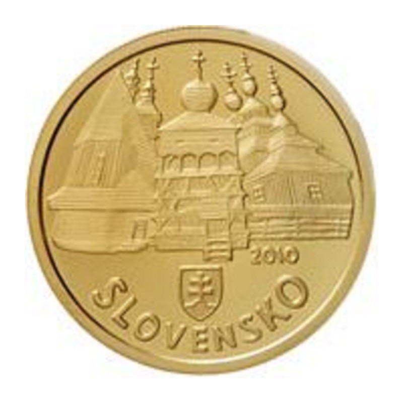 Euromince mince 100 Euro Slovensko 2010 Drevené chrámy (Proof)