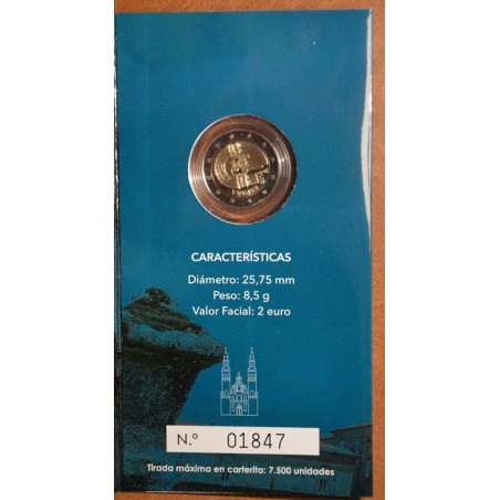 Euromince mince 2 Euro Španielsko 2018 - Santiago de Compostela (Pr...