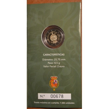Euromince mince 2 Euro Španielsko 2018 - Filip VI. (Proof)