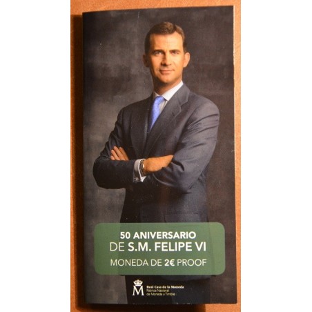 eurocoin eurocoins 2 Euro Spain 2018 - Felipe VI. (Proof)