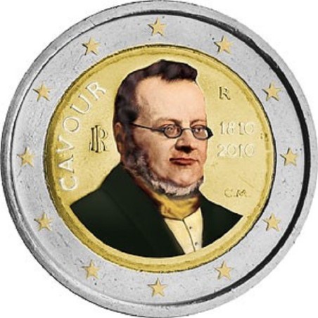 eurocoin eurocoins 2 Euro Italy 2010 - 200th anniversary of birth o...
