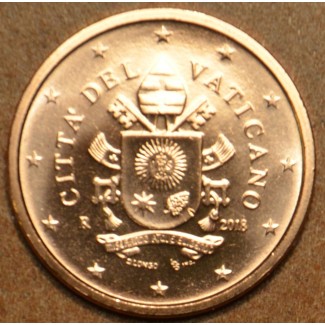 Euromince mince 5 cent Vatikán 2018 (BU)