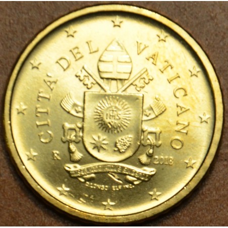 Euromince mince 10 cent Vatikán 2018 (BU)