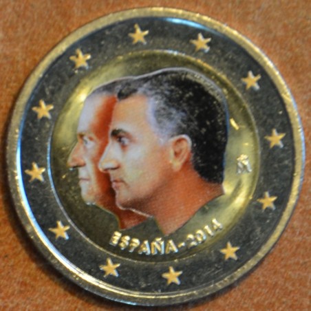 Euromince mince 2 Euro Španielsko 2014 - Nový kráľ Španielska, Fili...