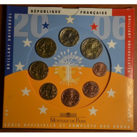 Euromince mince Francúzsko 2006 sada 8 euromincí (BU)