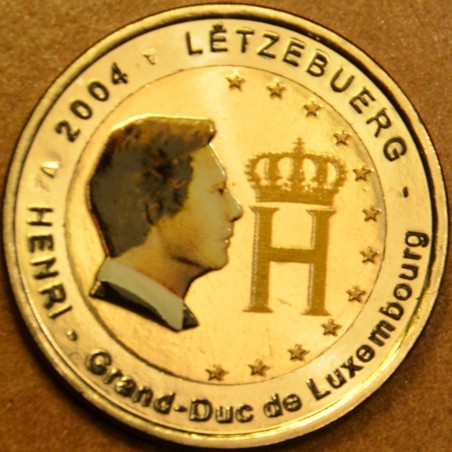 Euromince mince 2 Euro Luxembursko 2004 - Veľkovojvoda Henri (fareb...