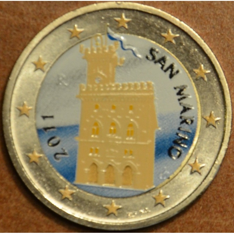 eurocoin eurocoins 2 Euro San Marino 2011 - Government House (color...