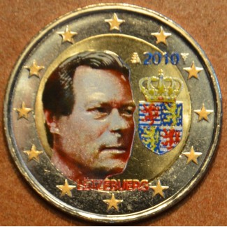 2 Euro Luxembourg 2010 - Coat of arms of the Grand Duke II. (colored UNC)