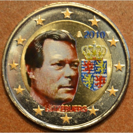 euroerme érme 2 Euro Luxemburg 2010 - A nagyherceg címere II. (szín...
