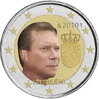 2 Euro Luxembourg 2010 - Coat of arms of the Grand Duke  (UNC)