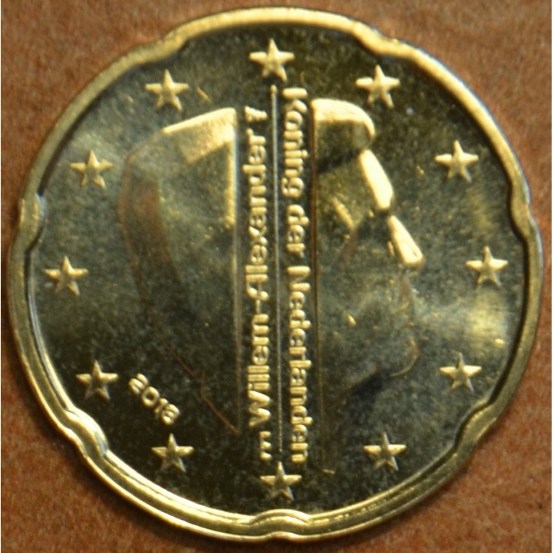 Euromince mince 20 cent Holandsko 2018 - Kráľ Willem Alexander (UNC)