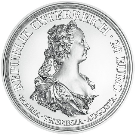 Euromince mince 20 Euro Rakúsko 2017 Maria Terézia: odvaha a rozhod...