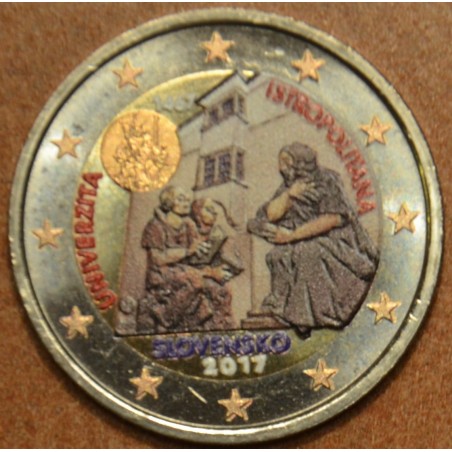 Euromince mince 2 Euro Slovensko 2017 - Univerzita Istropolitana VI...