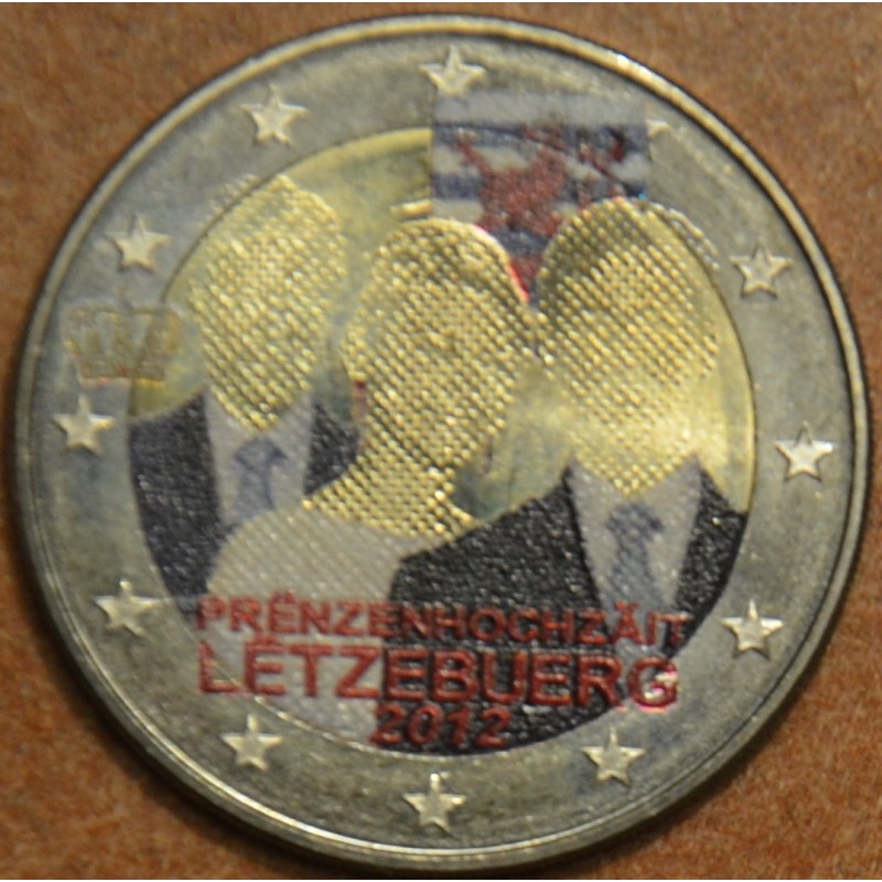 eurocoin eurocoins 2 Euro Luxembourg 2012 - Royal Wedding III. (col...