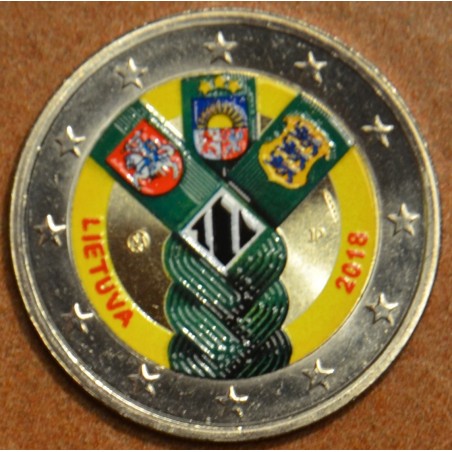 eurocoin eurocoins 2 Euro Lithuania 2018 - Baltic Community Issue -...