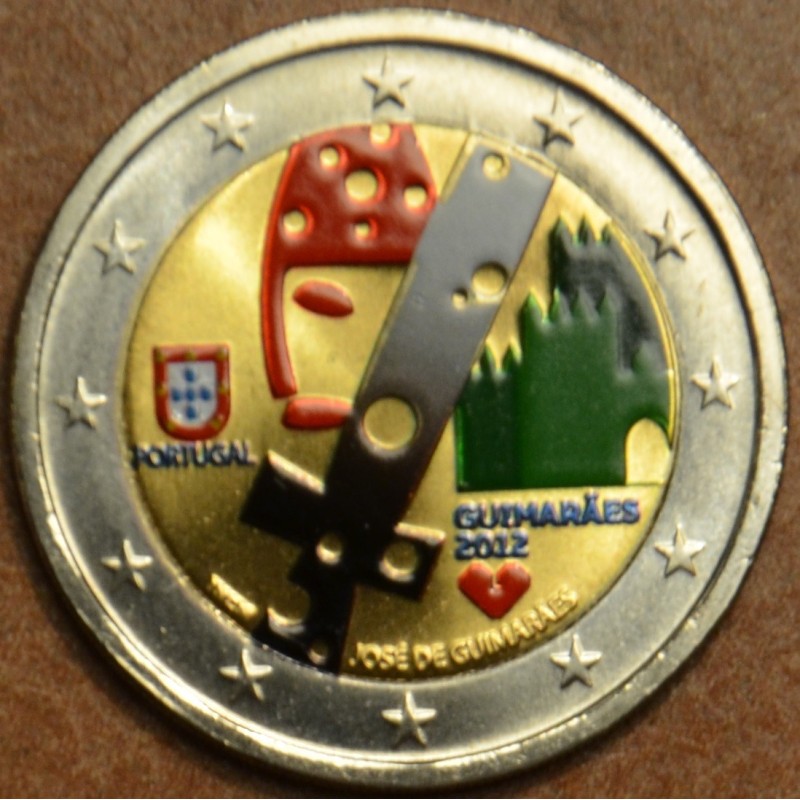Euromince mince 2 Euro Portugalsko 2012 - Guimaraes: Hlavné mesto k...