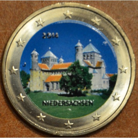 Euromince mince 2 Euro Nemecko \\"D\\" 2014 - Zámok Niedersachsen I...