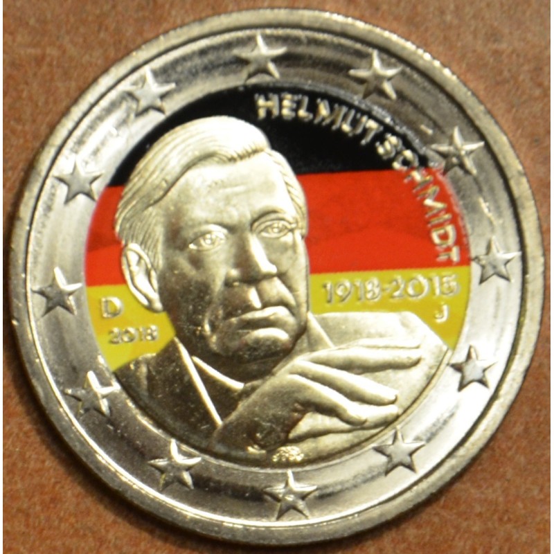 eurocoin eurocoins 2 Euro Germany \\"J\\" 2018 - Helmut Schmidt II....