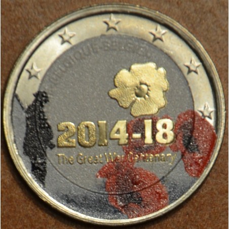 euroerme érme 2 Euro Belgium 2014 - Az első világháború kezdetének ...