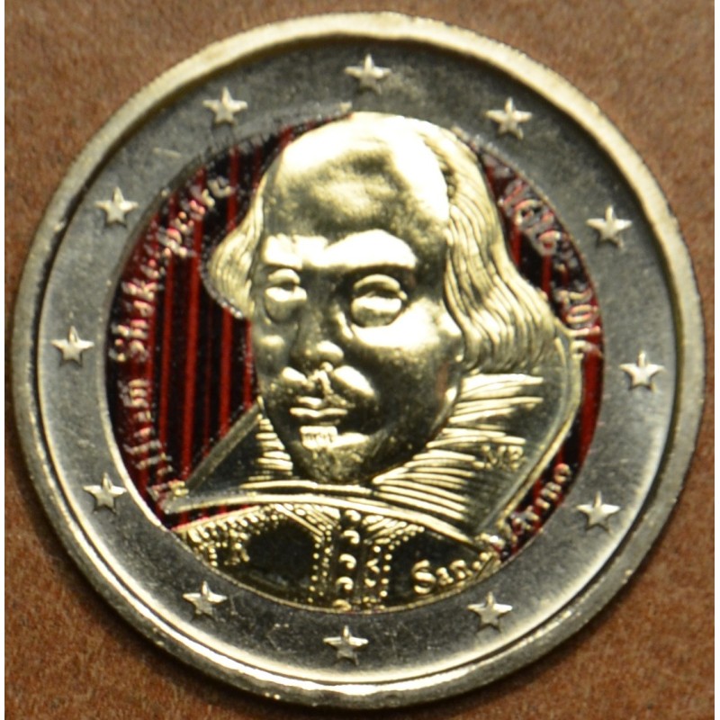 Euromince mince 2 Euro San Marino 2016 - 400. výročie úmrtia Willia...