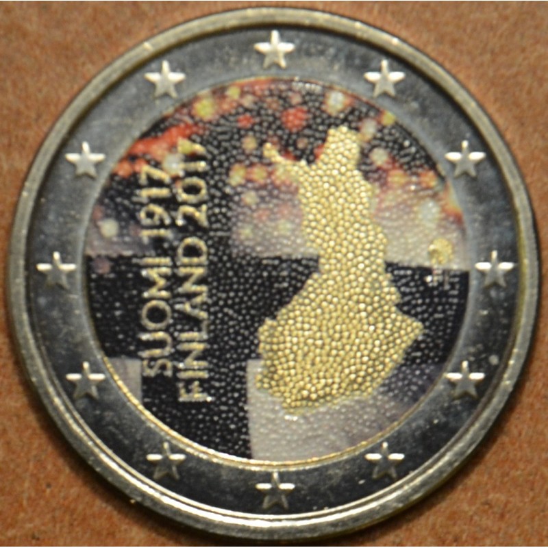 Euromince mince 2 Euro Fínsko 2017 - 100 rokov nezávislosti Fínska ...