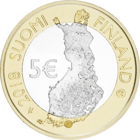 euroerme érme 5 Euro Finnország 2018 - Helsinki (UNC)
