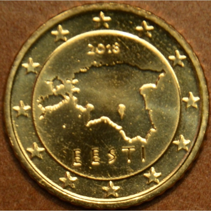 Euromince mince 50 cent Estónsko 2018 (UNC)