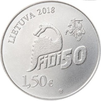 1,50 Euro Lithuania 2018 FiDi (UNC)