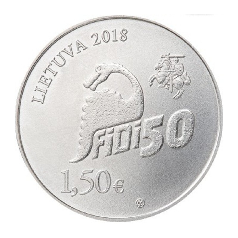 euroerme érme 1,50 Euro Litvánia 2018 FiDi (UNC)