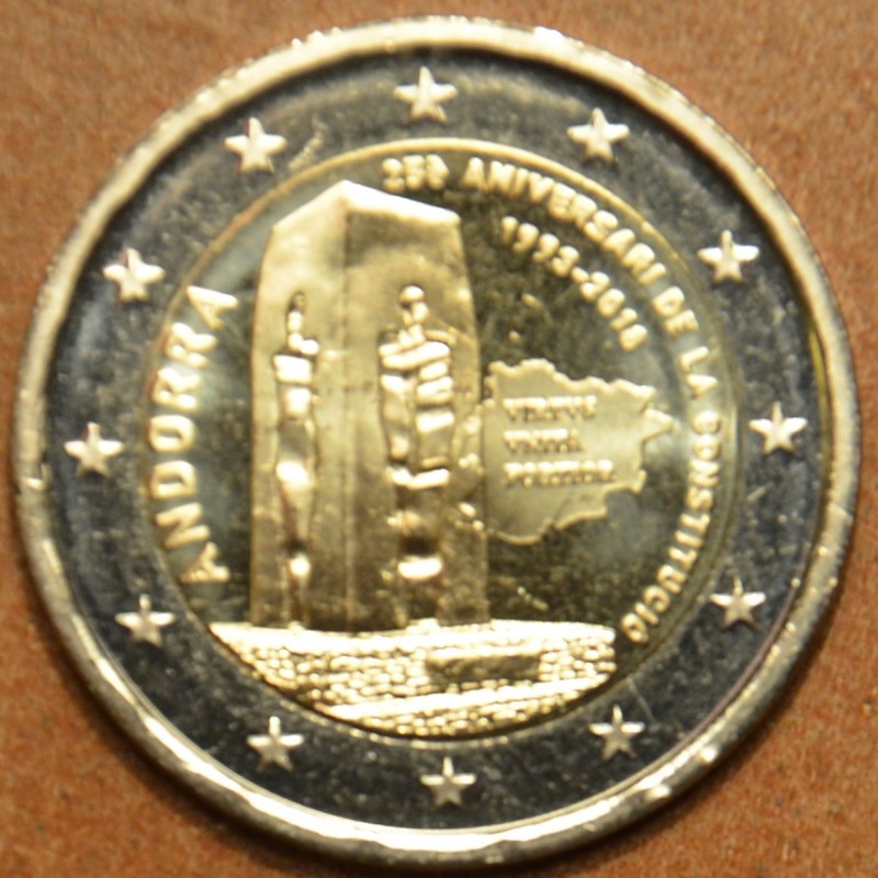 euroerme érme 2 Euro Andorra 2018 - Az andorrai alkotmány 25. évfor...