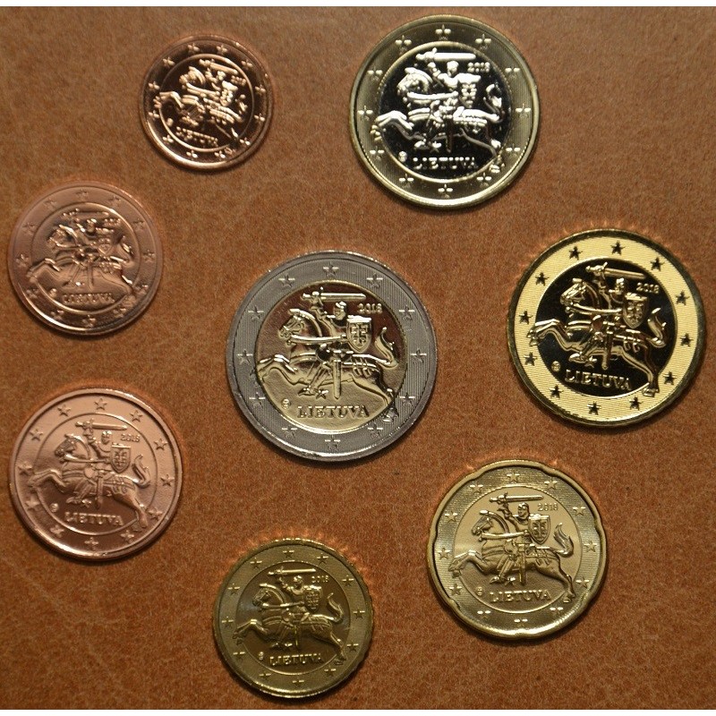 Euromince mince Litva 2018 sada 8 euromincí (UNC)
