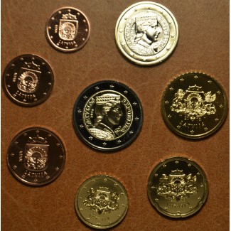 Set of 8 coins Latvia 2018 (UNC)