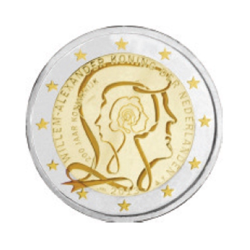 eurocoin eurocoins 2 Euro Netherlands 2013 - 200 Years of Kingdom (...