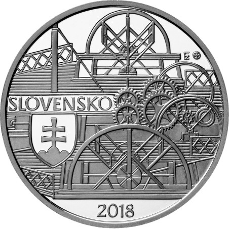 Euromince mince 10 Euro Slovensko 2018 - Plavba prvého parníka na D...