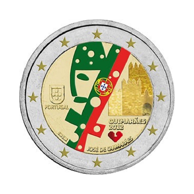 euroerme érme 2 Euro Portugália 2012 - Guimaraes: Európa kultúrális...