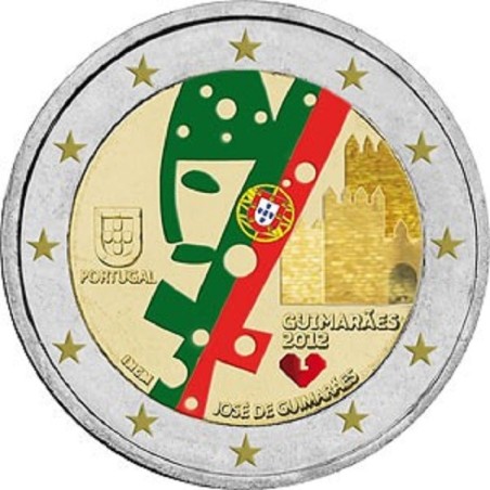 eurocoin eurocoins 2 Euro Portugal 2012 - Guimarães - Capital Europ...